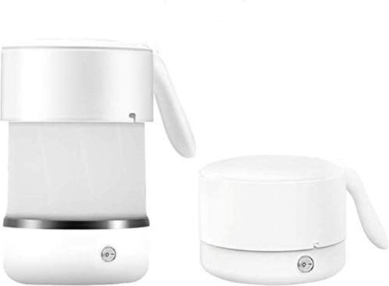 Graytified - Draagbare Waterkoker - Reiswaterkoker- Mini Waterkoker - Wit