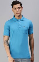 ONN Polo Shirt Katoen Rijk Kleur Blauw- Maat L