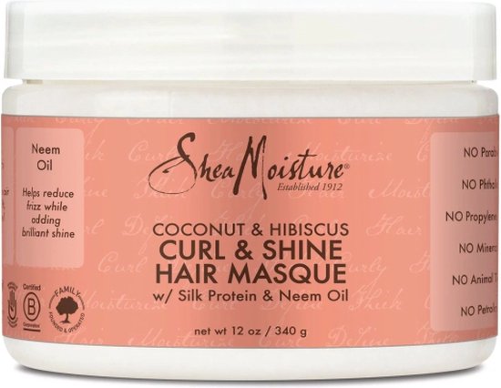Shea Moisture Coconut & Hibiscus Haarmasker