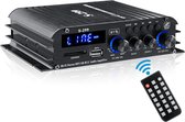 NÖRDIC SGM-197 Audio versterker met Bluetooth 5.0 - 4x40W - RMS vermogen 50W - Zwart