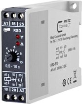 Metz Connect 11016013270317 RSD-E10 Ster-driehoek-relais 24 V/AC, 24 V/DC 1 stuk(s) 2x wisselcontact