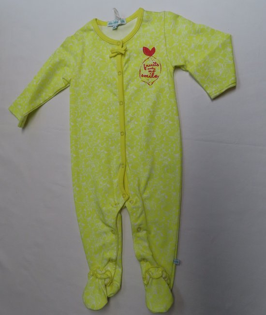 Pyjama - 1 delig - Meisje - geel - 9 maand 74