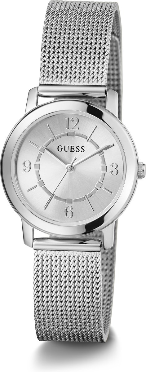 Guess Dames Horloge GW0666L1 Staal Quartz met Meshband