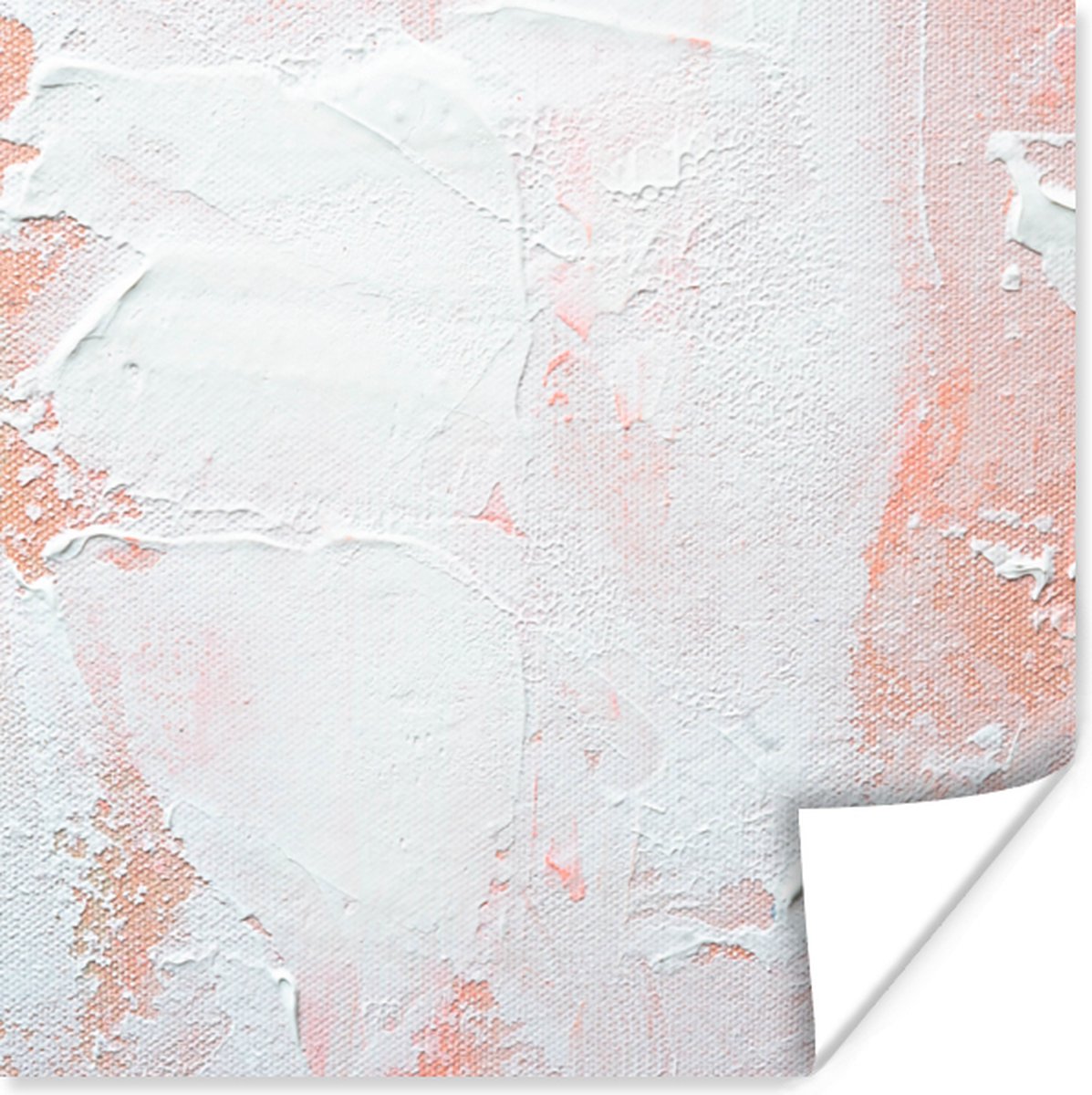 Poster Verf - Abstract - Design - 75x75 cm