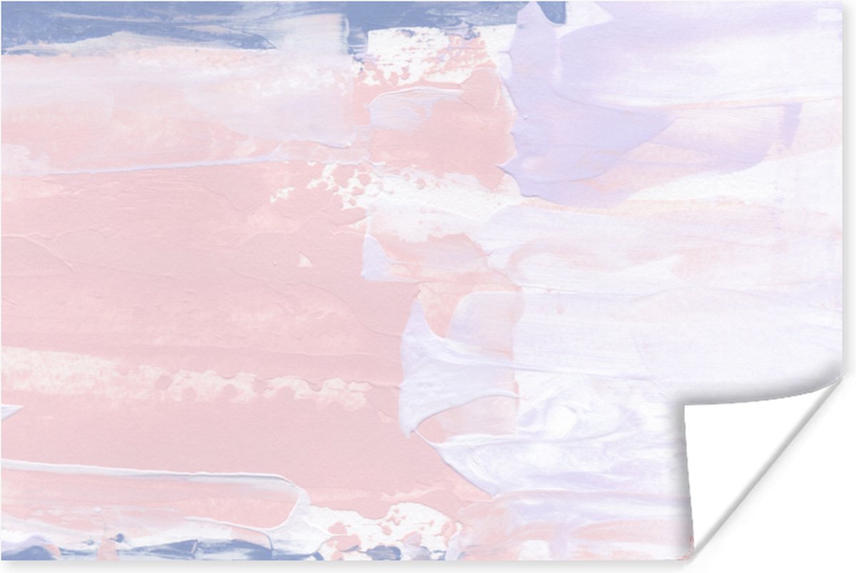 Poster Pastel - Design - Verf - 90x60 cm