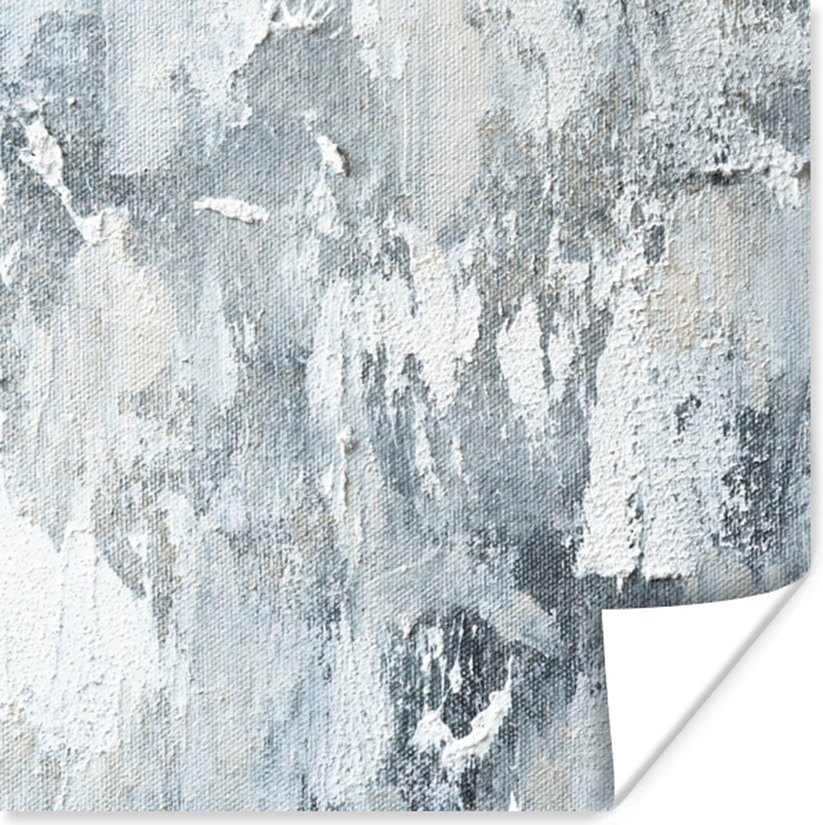 Poster Verf - Industrieel - Design - 75x75 cm