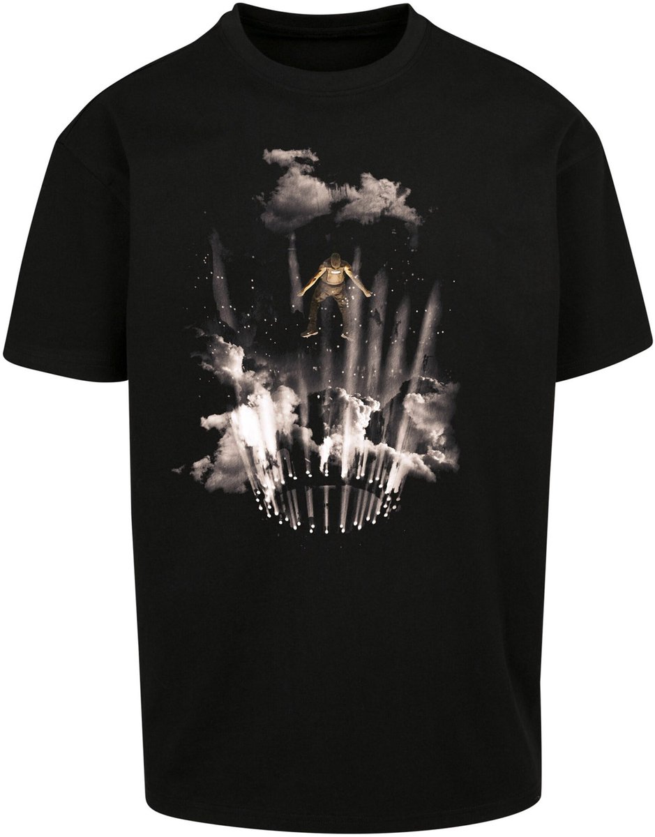Mister Tee Flashing Lights Heren Tshirt XXL Zwart