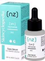 Skincyclopedia | Anti-Blemish Face Serum with 10% Niacinamide and 1% Zinc, 30ml | Gezichtsserum tegen puistjes, onevenheden, acne met 10% niacinamide en 1% zink, 30 ml