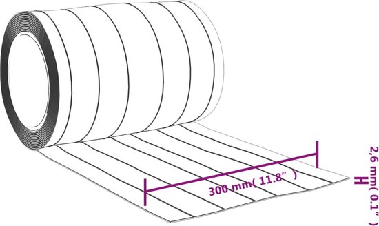 Deurgordijn 300x2,6 mm 10 m PVC transparant kopen