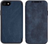 Hoesje geschikt voor iPhone 12 Pro Max - Bookcase - Kunstleer - Siliconen - Blauw