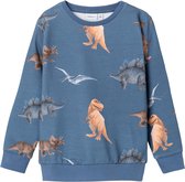 Name it sweater jongens - blauw - NMModino - maat 116