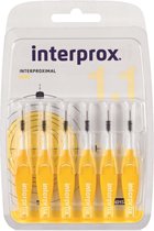 6x Interprox Ragers Mini 1.1 Geel 6 stuks