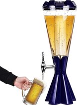 3L Drankzuil Beer Tower Dispenser Drink Dispenser met Ice Tube en LED Lights Keg Tag voor keukenfeest