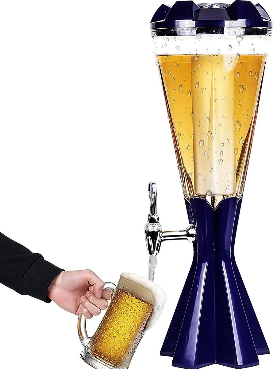 Draagbare Bierdispenser Met Schuim- En Koelfunctie - Voor Blikjes En Flesjes Perfect Schuimend Bier