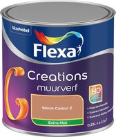Flexa Creations - Muurverf - Extra Mat - Warm Colour 2 - 250ML