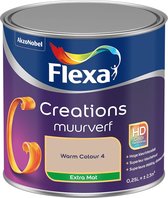 Flexa Creations - Muurverf - Extra Mat - Warm Colour 4 - 250ML