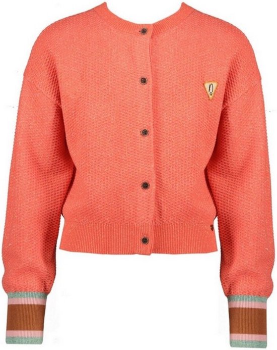 Nono Cardigan fille hiver corail taille 122/128