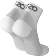 OS1st FS4 fasciitis plantaris korte compressie sokken maat XL (48+) – wit – hielspoor – vermoeide voeten – pijn onder de voetboog – hielpijn – ademend – vochtregulerend – verkoelend - naadloos – antibacterieel