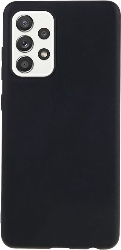 Coque arrière en Siliconen - Convient pour Samsung Galaxy A52 / A52 5G / A52s 5G - Coque en TPU noir