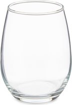 Pasabahce Drinkglazen/waterglazen Tumblers - luxe glas - set 6x stuks - 570 ml