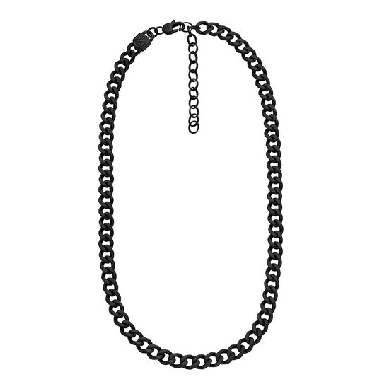 Collier pour Hommes Fossil JF04613001 - Zwart