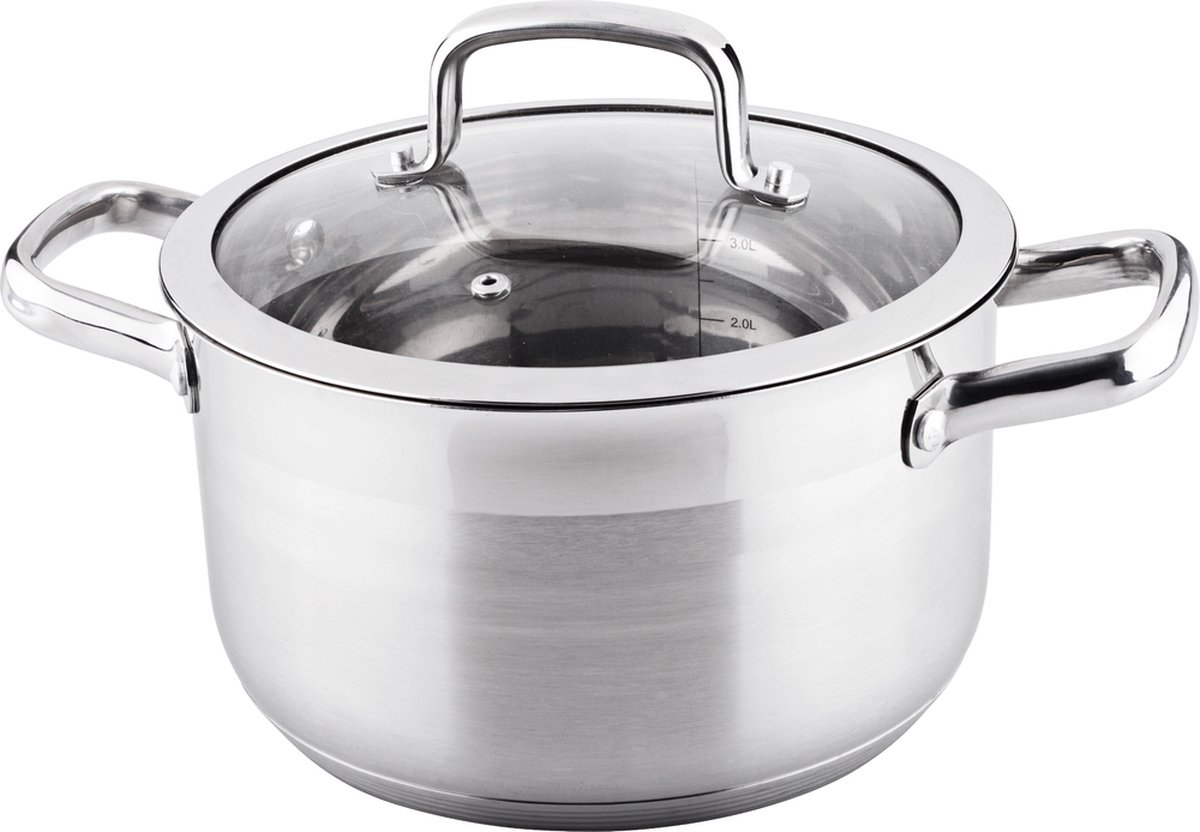 Lamart LTSS2212 steelpan 4,6 l Rond Roestvrijstaal