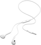 Écouteurs Ear 1+ 2023 Modèle NC3162 - Écouteurs avec fil et microphone - Prise Audio 3,5 mm - Convient pour Samsung, HTC, Nokia, One Plus, Sony, Xiaomi, Huawei - Câble 12 cm (couleur Wit )