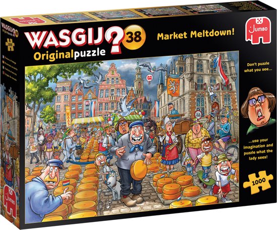 Wasgij Original 38 Kaasalarm puzzel – 1000 stukjes