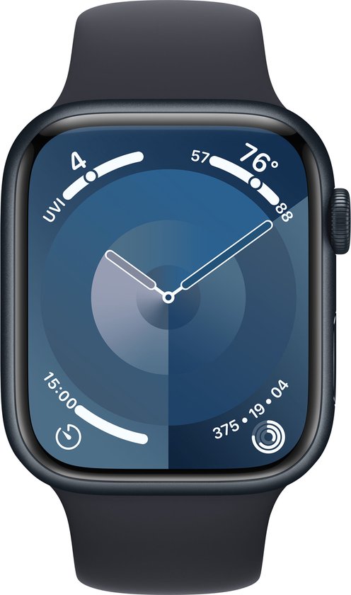 Apple Watch Series 9 - 45mm - Midnight Aluminium Case with Midnight Sport Band - M/L