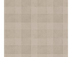 RUITEN BEHANG | Geblokt - Bruin - A.S. Création Natural Living D`eco