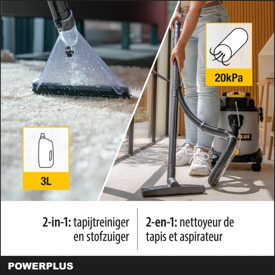 Cyclonische Stofzuiger Cecotec Conga Wet&Dry TotalClean 15 L 1400W Zwart 146309 3