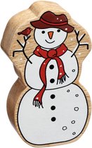 Lanka Kade - Figurine en bois - Bonhomme de neige White