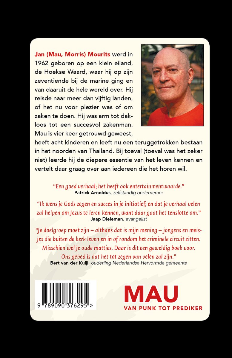Mau. Van punk tot prediker - back cover