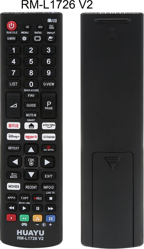 Télécommande universelle LG pour tous les LG Smart TV - Netflix - Amazon -  Disney -... | bol