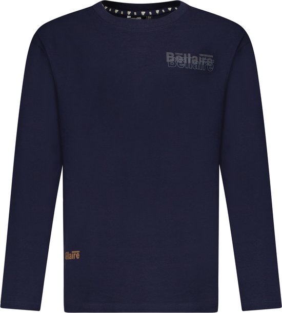 Bellaire jongens shirt met klein logo Navy Blazer
