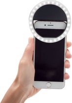 Selfie ring light incl. 28 LED's - Selfie light - Ring lamp - Ring light - Selfie ring light clip - Selfie ring lamp  - Ring light lamp - Selfie ringlamp