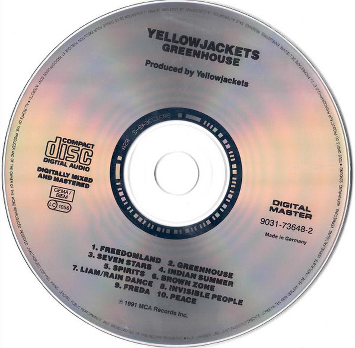 The Yellowjackets - Greenhouse
