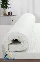 Topmatras Ergonomisch - Topper Hotel XL - HR Koudschuim 9cm dik° Topdek - Comfort Bamboo Tijk - STEVIG - 180x200 - Anti Bacterieel - Gratis Retour - Actie !!!