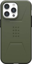 UAG - Civilian Mag iPhone 15 Pro Max Hoesje - olijfgroen