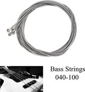 Basgitaar snaren set - Maat: 040 057 079 100 - voor 4 snarige bas - Medium - Bassguitar Strings - Snaren voor basgitaar - Bassgitaarsnaren
