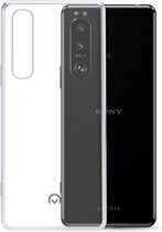 Mobilize Gelly Doorzichtig Telefoonhoesje geschikt voor Sony Xperia 5 III Hoesje Flexibel TPU Backcover - Transparant