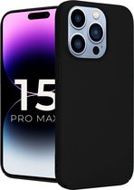 ShieldCase backcover hoesje Ultra-Thin geschikt voor iPhone 15 Pro Max hoesje ultra dun - Extra dun hoesje geschikt voor iPhone 15 Pro Max hoesje zwarte case