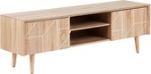 FRANKLIN - TV-meubel - Lichte houtkleur - Spaanplaat