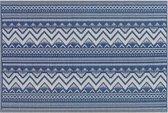 NAGPUR - Outdoor kleed - Blauw - 120 x 180 cm - Polypropyleen