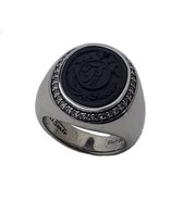 Ring - zilver - onix - Verlinden juwelier