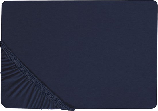 HOFUF - Laken - Marineblauw - 140 x 200 cm - Katoen