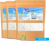 SoLMAG Natriumbicarbonaat - 10.5 kg (3x3,5 kg) Voordeel Set - Baking Soda - Zuiveringszout - Allesreiniger – Geurverwijderaar - Bakpoeder - Baking Powder - Bicarbonaat - Bicarbonate - Schoonmaaksoda