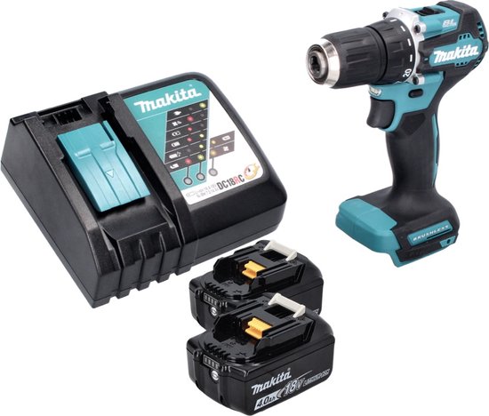 Yofuly Accu-klinknageltang – Compatibel Met Makita 21V – Borstelloos – 20.000 N – Incl. 2 Accu's, Oplader En 3 Opzetstukken – Voor 2.4-4.0 Mm Klinknagels
