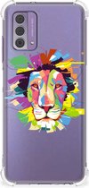 GSM Hoesje Geschikt voor Nokia G42 Leuk TPU Back Cover met transparante rand Lion Color