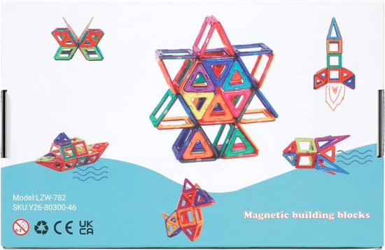 Bloc de construction magnétique Montessori
